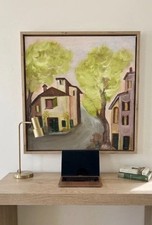 Quadro Olio su Tela Paesaggio