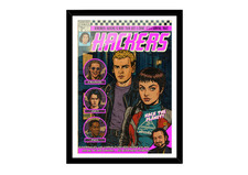 Stampa Film Hackers | Poster Vintage Comic Art | 1995 Cult Cyberpunk Film Art A5