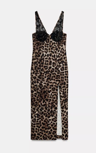 Abito midi donna zara stampa - abito,