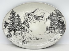 Fienile in ceramica ~ piatto