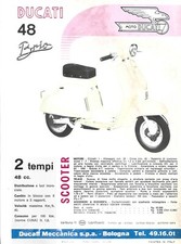 Volantino (Flyer) Scooter Brio 48 -  Moto Ducati Bologna Senza data