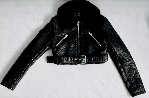Trend giacca pelle crop - giacca,