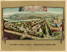TORINO CITTÀ - Esposizione 1928 -  Ricordo delle Celebrazioni - Doppia - #006