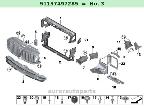 Bocchette aria inferiori bmw - aria,