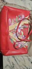 Borsa Abbi Valentino Rossa Con Fiori