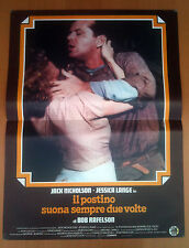 IL POSTINO SUONA SEMPRE DUE VOLTE fotobusta poster Lange Jack Nicholson AX33
