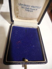 scatola medaglie vuota con anello Lombardi Torino