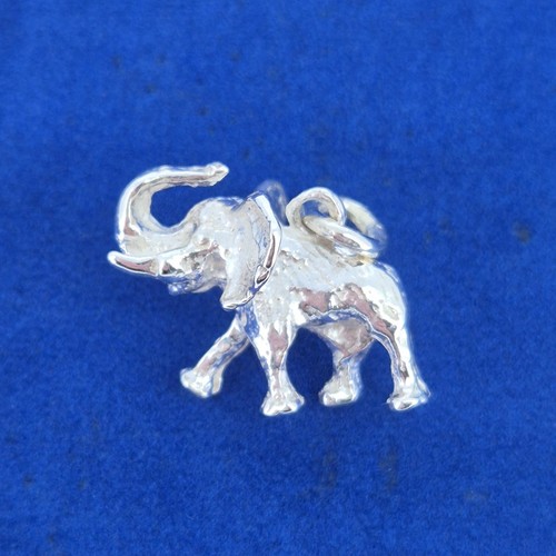 Charm elefante vintage - elefante, argento