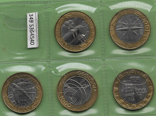 Lotto monete lire 1000 - monete,