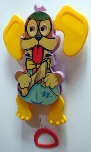 Vintage toy childhood dog - vintage,