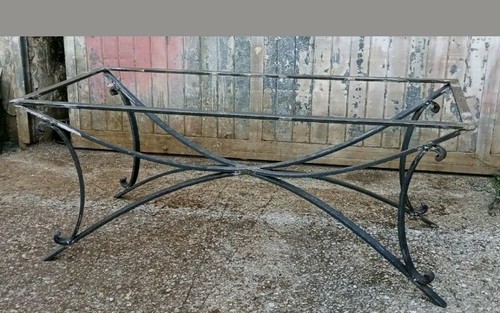 Base tavolo ferro pieno - base,