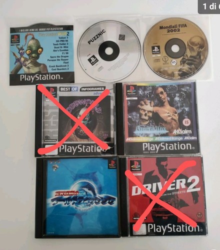 Lotto giochi ps1 leggere - ps1,