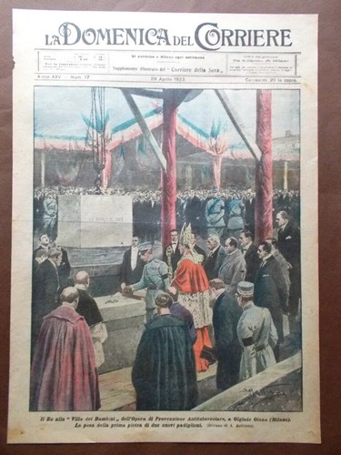 Copertina domenica corriere - domenica,