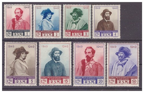 San marino 1949 garibaldi - marino,