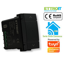MODULO TAPPARELLE CONNESSO SMART WIFI APP TUYA 1P 240V COMPATIBILE SERIE LIVING