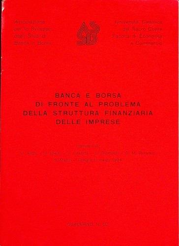 Banca borsa fronte - banca, e