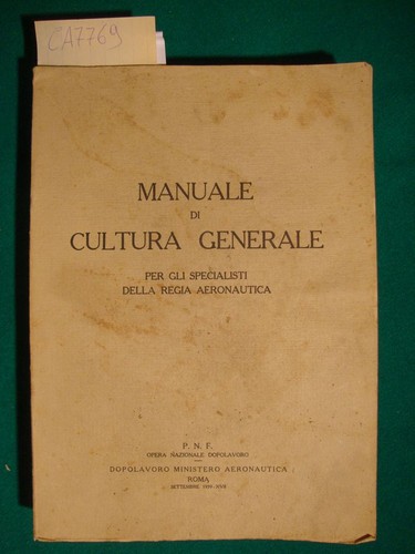 Manuale cultura generale - manuale, di