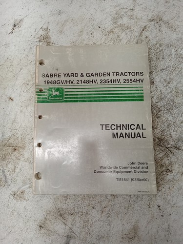 John deere sabre 1948gv 1948hv - deere,