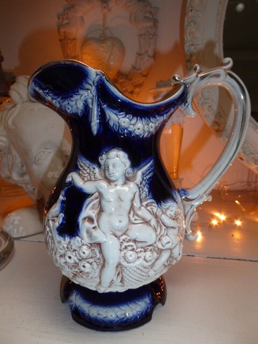 Brocca vaso stile capodimonte - brocca,