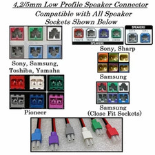 6 connettori altoparlanti home