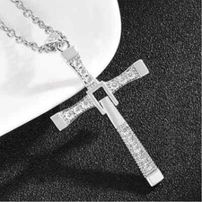 Collana zirconi croce - collana,