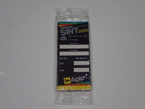 Olio agip nuovo sint 2000 - agip,