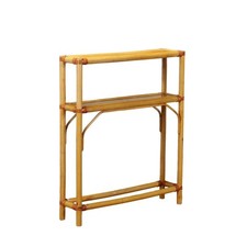 Mobile Vintage con Ripiani Italia Anni 80 Bambù Mobile da Cucina Scaffale legno