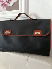  Bottega Veneta Valigetta Unisex, Originale Con Codice, In Pelle E Canvas