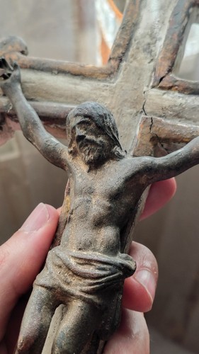 Antico cristo crocifisso - antico,