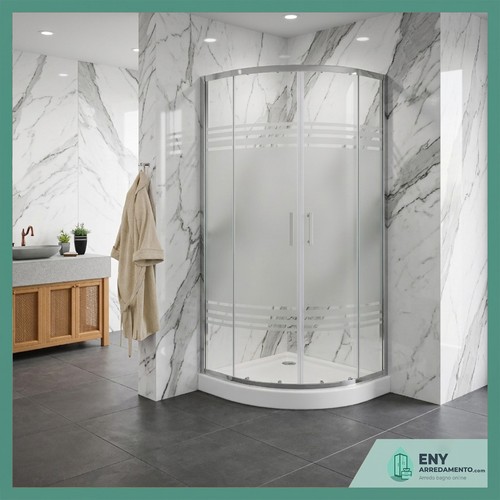 Box doccia semicircolare - , con