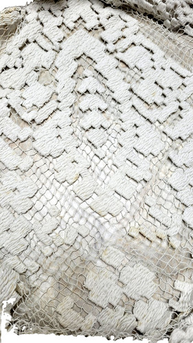 Antica tovaglia bianca