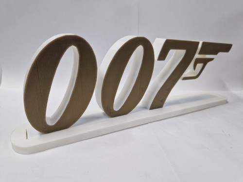 James bond 007 writing 3d - bond,