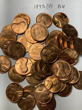 1973 (P) "BU"  LINCOLN MEMORIAL CENT PENNY ROLL  50 COINS