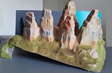 GALLERIA INGRESSO CON CURVA DOPPIO BINARIO 700x400x320 mm SCALA N PLZ 0101