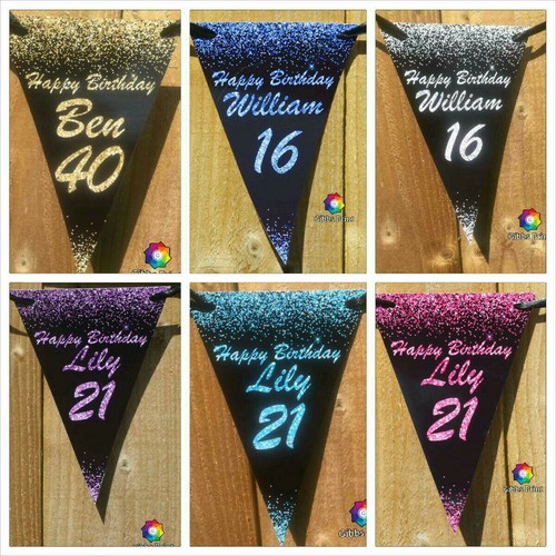 Stendardo bunting compleanno - stendardo,