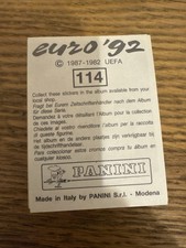 Figurine Panini UEFA Euro 92