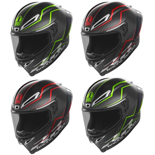 Casco moto integrale agv pista - integrale,