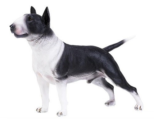 Black bull terrier - black,