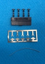 Accessori 1/18 4 FERMACOFANO in GOMMA (TIPO ABARTH)  Renaissance 18NOURS