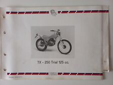 catalogo  ricambi motore fantic motor trial 125 cc