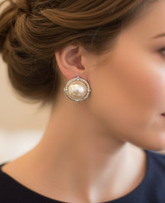 Orecchini vintage a clip - 💎,
