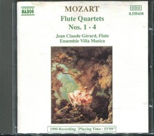 MOZART - FLUTE QUARTETS 1-4 -