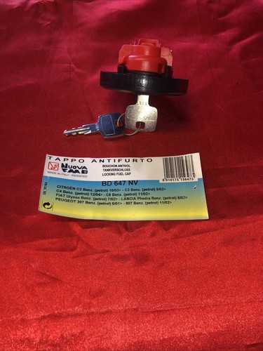 Tappo antifurto carburante - tappo,