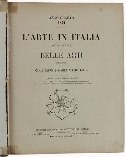 Arte italia rivista - l'arte,