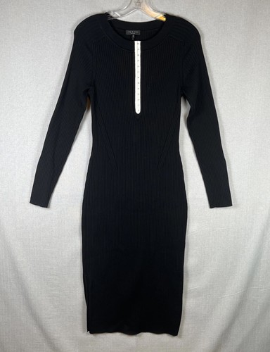 Vestito maglione costine donna