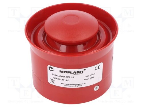 260vac sirena ae40m - 98÷260vac,