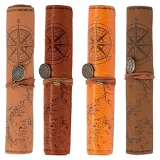 Astuccio Portapenne In Pelle