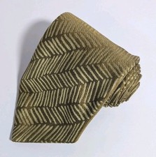 Vtg Tina Cosina Mens Tie Gold