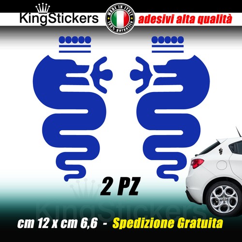 Adesivi biscione alfa romeo - biscione,