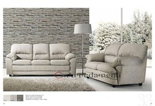 Divano 2 e 3 POSTI Ecopelle Nuvolata Made In Italy Salotto Tessuto DIvani Sofà